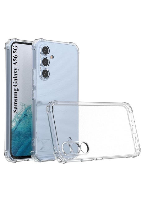جراب شفاف ضد الصدمات بحماية كامله من الاطراف لهاتف سامسونج جالاكسي ايه 56 Samsung Galaxy A56