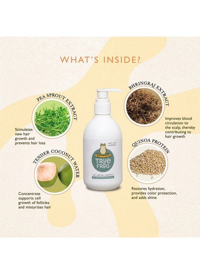 TRue FRoG Anti Hairfall Shampoo To Reduce Hairfall and Encourage New Growth with Bhringraj and Pea Sprout Extract for Damages, Dry and Frizzy Hair - 250 ml - Image 2