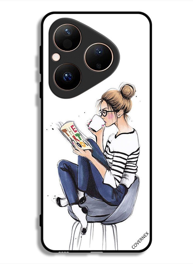 Covernex Huawei Pura 80 Protective Case Cover Reading The Art Book - Image 1