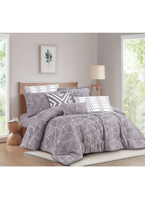 Quilt Set From Levore With A Durable And Soft Fabric And A Modern And Distinctive Pattern That Satisfies All Tastes 8 Pieces King Size
