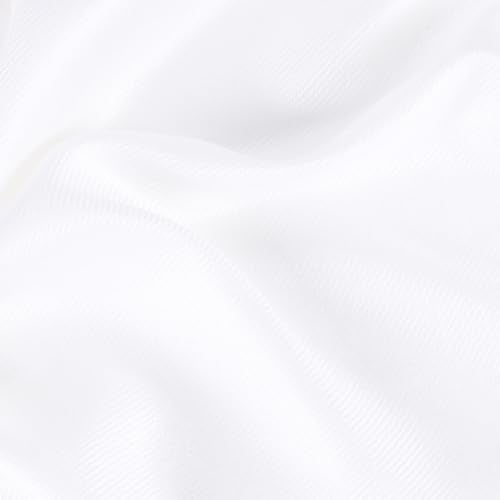 TZ Promise Women's Pashmina Shawls and Wraps for Evening Dress Soft Wedding Bridal Winter Warm Long Large Scarves (White) - Image 5