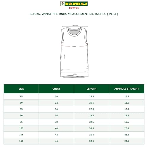 RAMRAJ COTTON Men Cotton White Vest RN (2 PCs Pack)-90 - Image 5