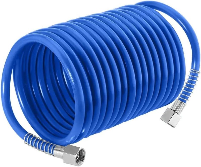 WADFOW Air Hose with Threaded Connectors, 5 Meter Length - Image 1