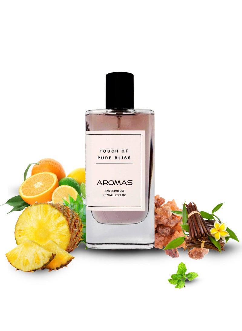 Grace Perfumes Aromas Touch of Pure Bliss Perfume - Unisex Eau de Parfum Spray Long Lasting Luxurious Fragnance Perfume for Men and Women (70ml) - Image 2