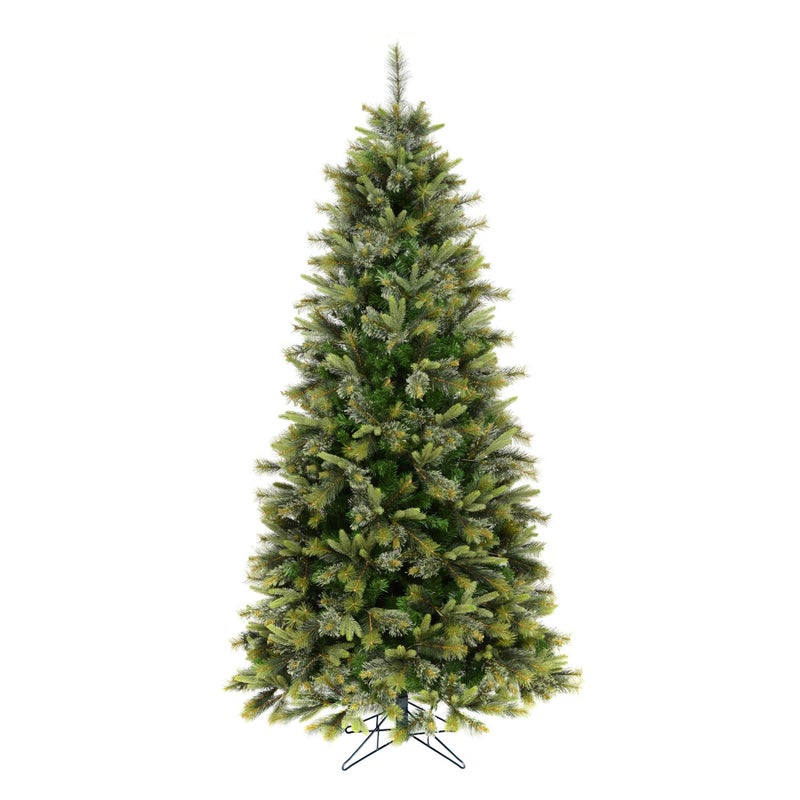Vickerman Vickerman 75 Unlit Cashmere Slim Artificial Christmas Tree  Faux Tree for The Holidays  Reliable and Durable  Realistic Green Tree  Holiday Living Room Decor