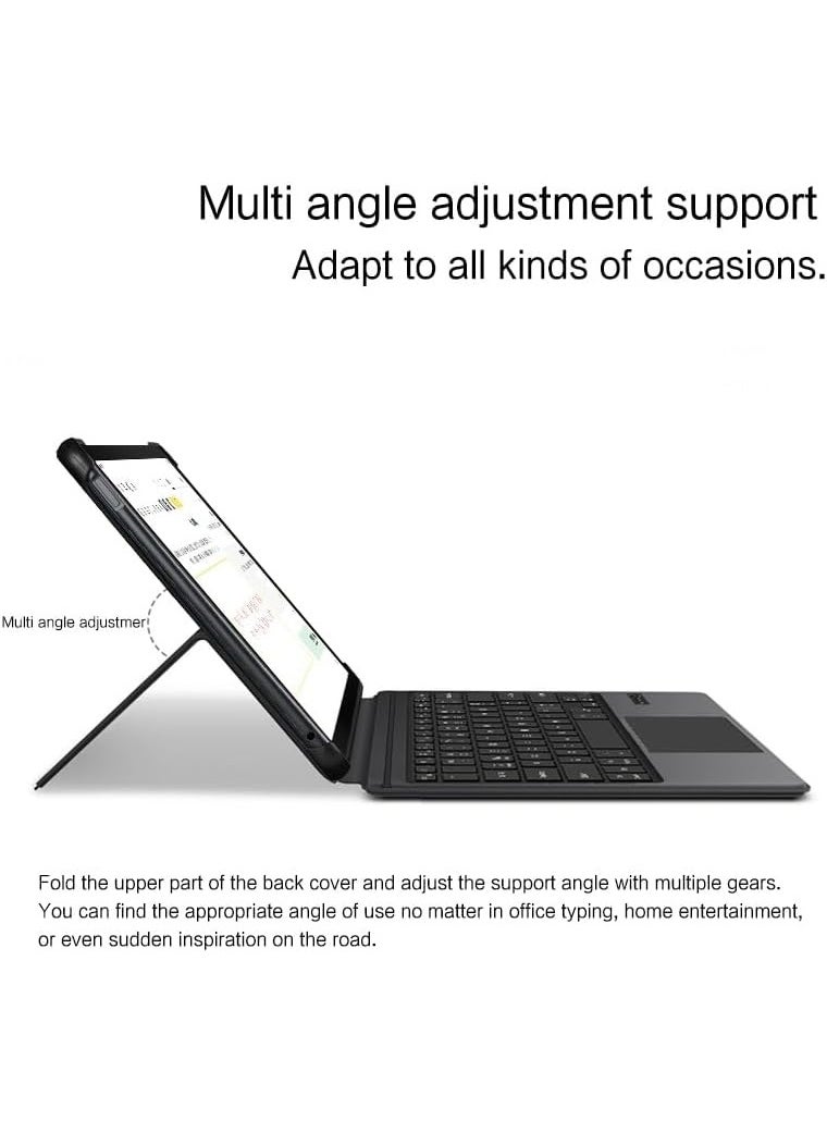 General - Touchpad Bluetooth Keyboard Case Compatible with Huawei MateBook E 12.6 inch DRC-W58 W56 W76 Tablet - Image 1