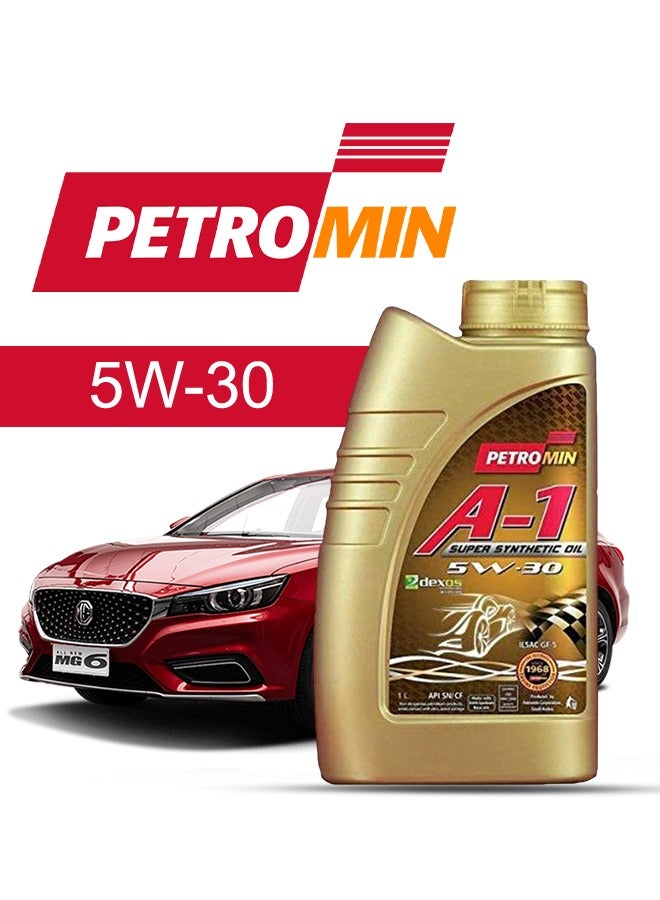 Petromin Engine Oil – For MG MG Turbo 2.0 2024 - 2020، 4 Liter، viscosity 5w30 Petromin - With Engine Oil Filter - 2020 2021 2022 2023 2024 