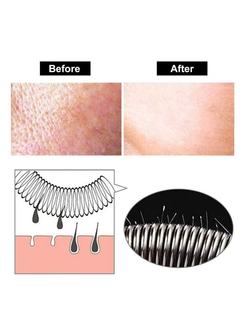 سيسلي قطعتان لإزالة شعر الوجه، أداة فعالة لإزالة شعر الوجه والشفاه، أداة تجميل زنبركية بلاستيكية للنساء والرجال (وردي) - Image 4