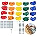 Squirrel Products 20 Large Kids Rock Climbing Holds with Mounting Hardware for up to 1 Installation - Image 2