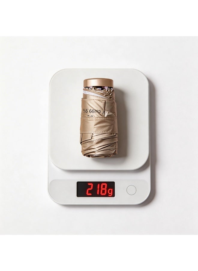 Flux Sunscreen Umbrella Compact and Portable Sunscreen Umbrella Anti UV Sunscreen Umbrella Mini Ultra Light Capsule Umbrella - Image 3