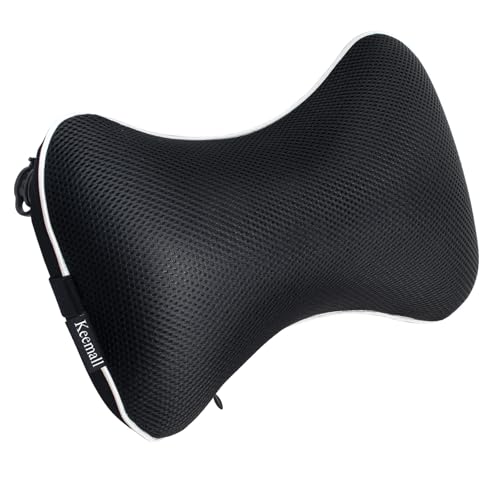 Keemall Inflatable Car Neck Pillow, Soft Headrest Inflatable Car Pillow for Driving Seat with Adjustable Strap, Comfortable Ergonomic Design Neck Support and Breathable Washable Cover - Image 1