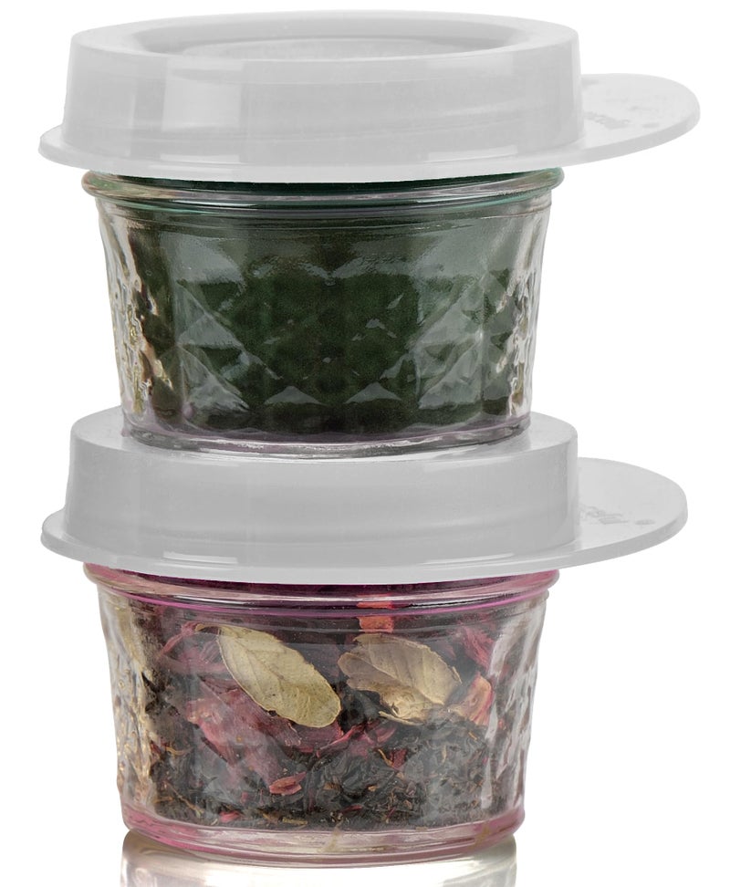 EcoPeaceful 4 EcoPeaceful Silicone Mason Jar Lids with Utensil Holder (Clear, 4 Lids - One Size Fits Both - Regular & Wide Mouth) - Image 4