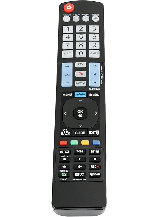 The Bros New AKB73615309 Remote Control fit for LG TV 32LM6200 32LM6400 32LM6410 42LM6200 42LM6410 42LM6700 42LM7600 47LM6200 47LM6410 47LM6700 47LM7600 47LM8600 50PM4700 50PM6700 55LM6200 55LM6410 55LM6700 - Image 1