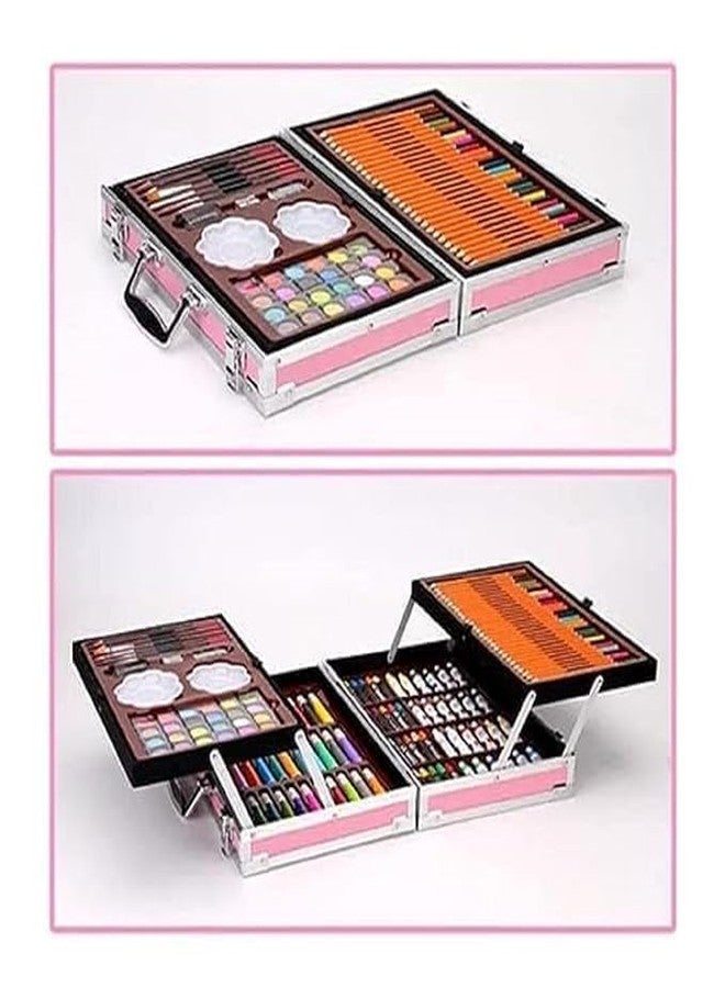 Neel Unicorn 145 Pieces Art & Craft Painting Box - Suitcase Shape Art, Painting- Sketching, Stationary, Water Colors Vanity Box - All in 1 Art Case Children Birthday Gift - Image 4