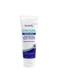 TriDerma TriDerma Protect & Heal Non-Greasy Moisture Barrier Skin Protectant Incontinence Cream for Adult Diaper Rash, Chafing, Redness, Sensitive Skin with Dimethicone, Aloe Vera, FSA Eligible 4 oz 