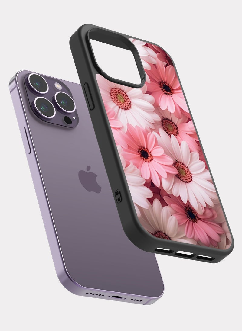 PXLAAT iPhone 14 Pro Max case cover Pink roses - Image 2