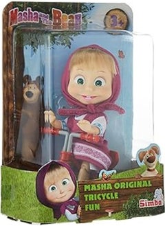 Simba Masha and the Bear - Masha Tricycle Doll - 12cm 