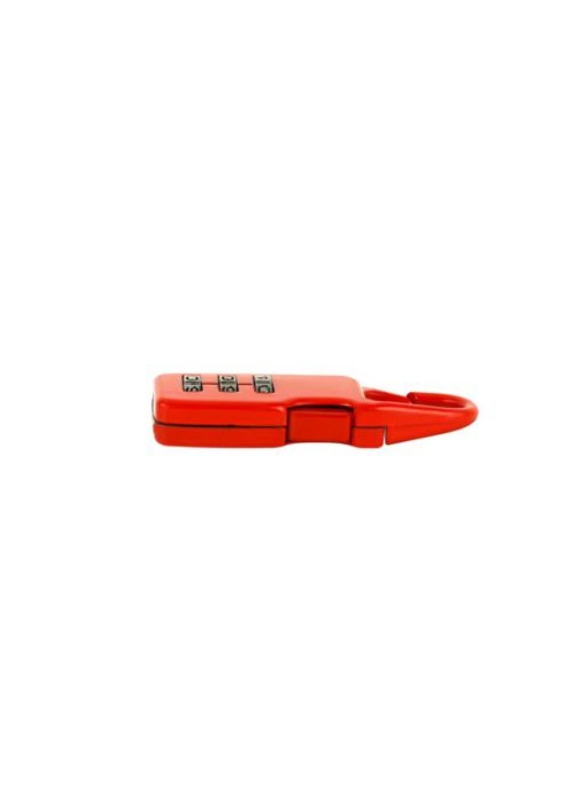 Epsilon 22mm 3-Digit Combination Padlock, Resettable Number Lock, Durable Mini Security Lock for Luggage, Backpack, Toolbox, Locker, Gate & Travel Use, Red - EPSL175 - Image 5