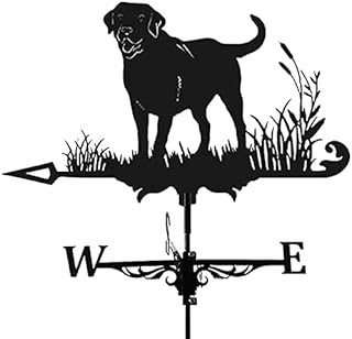 Alnicov Alnicov Animal Metal Weather Vane,Vintage Black Weather Vane Hollow Wind Direction Indicator for Outdoor Garden Roof  - Image 1