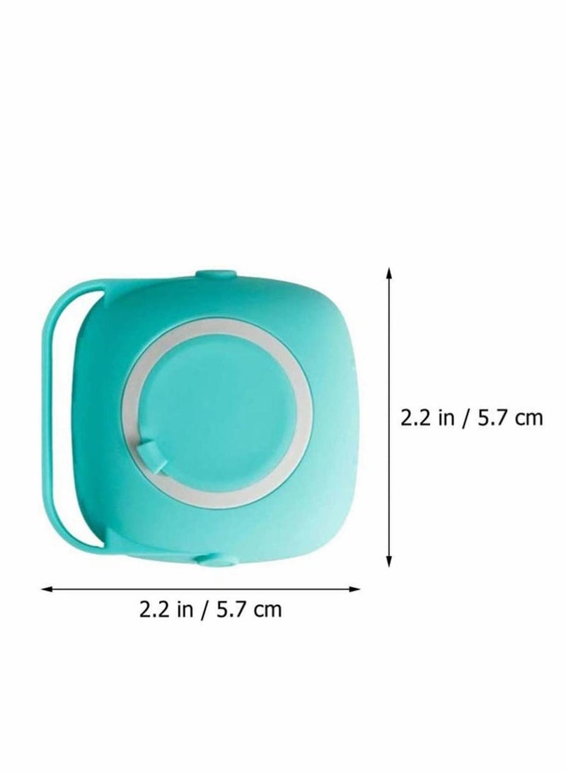 Silicone Body Brush, Bath Exfoliating Scrubber, 2-in-1 Shower with Gel Dispenser, Cleansing Massage Shampoo Brush for Baby Men Women - 3 Pieces - Image 2