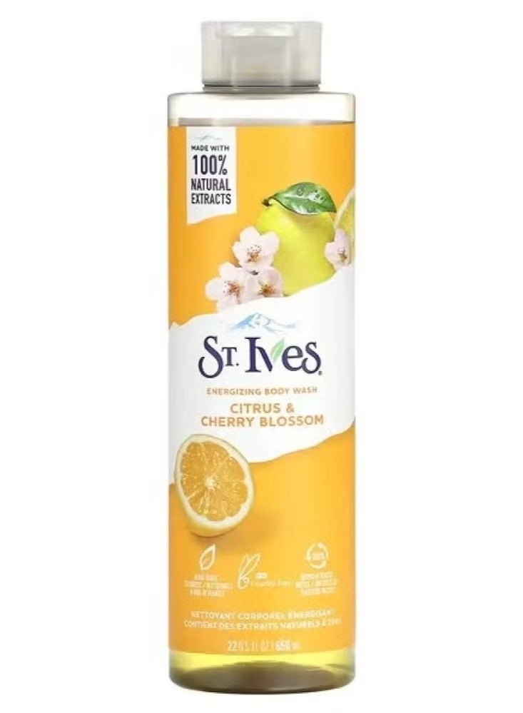 St. lves St. Ives Shower Gel with Citrus & Cherry Blossom 650ml