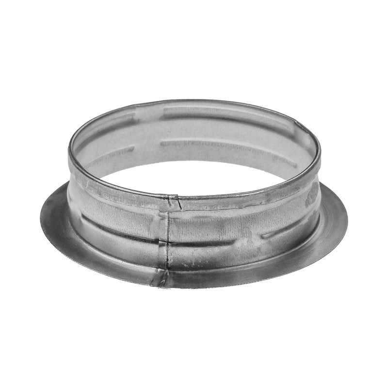 Repa Market 4'' Inch Metal Duct Connector Flange - Air Tight Vent Duct Collar - for Connecting Exhaust, Intake Flex and Straight Ducting - Heating, Cooling Universal HVAC Adapter - Home, Commercial