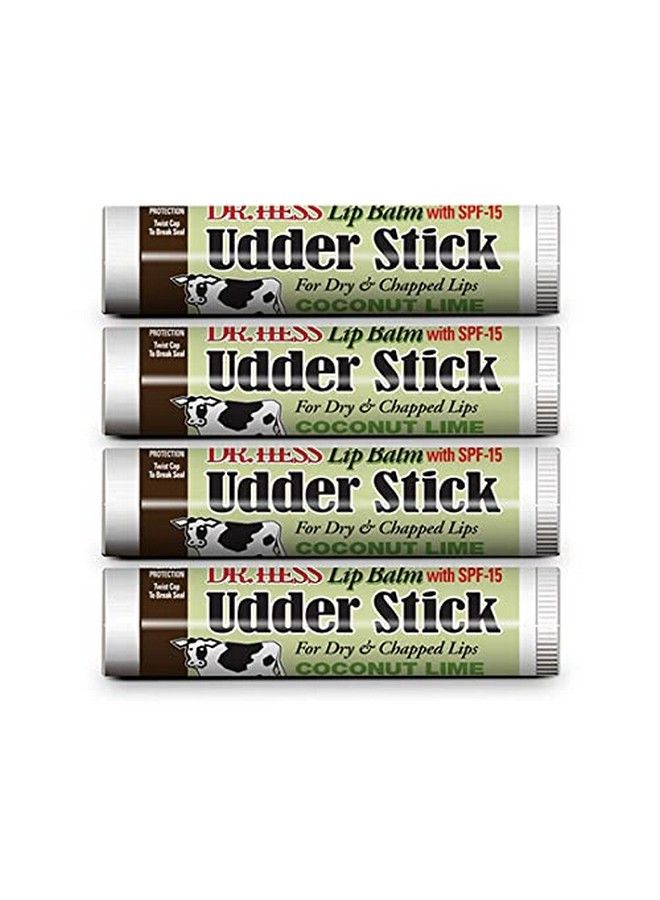 Dr Hess Udder Stick Lip Balm CoconutLime 4 Count - Image 1
