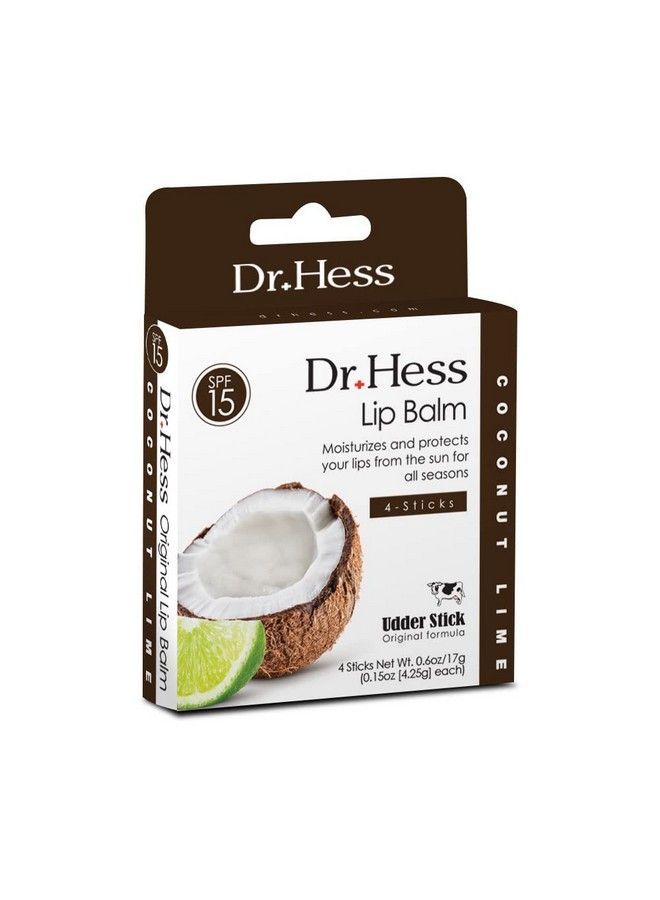 Dr Hess Udder Stick Lip Balm CoconutLime 4 Count - Image 5