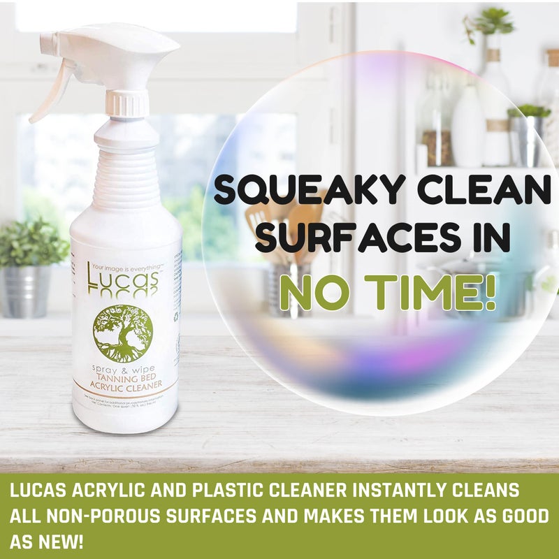 LUCASOL Acrylic and Plastic Cleaner, 32 Ounce - Image 2