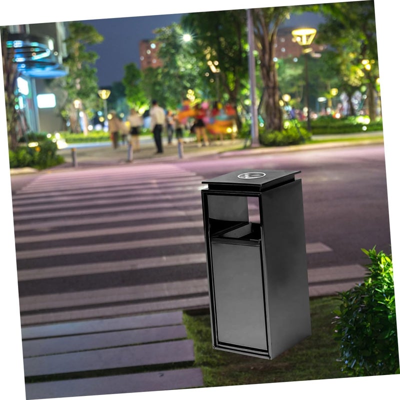 Stainless Steel Outdoor Trash Can Liner Ashtray Replacement For Patio Cigarette Ash Organizer - Image 5