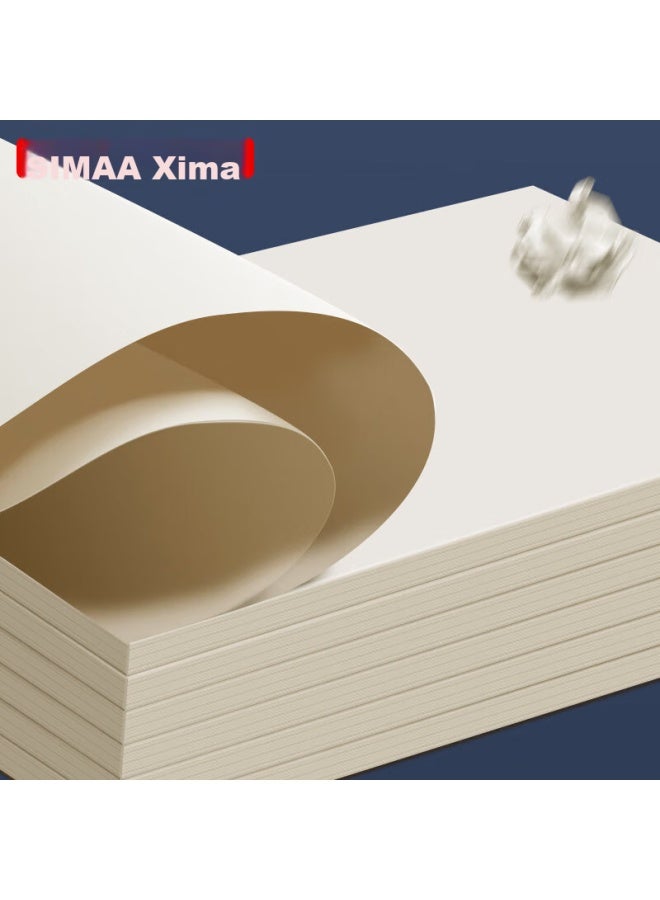 Simaa ورق مسودة Simaa B5، دفتر مسودة فارغ سميك لحماية العين، لتلاميذ المدارس الابتدائية والإعدادية والثانوية، دفتر واجبات حساب الرياضيات، مستلزمات الدراسة، 5 عبوات، 200 ورقة في كل عبوة - Image 5
