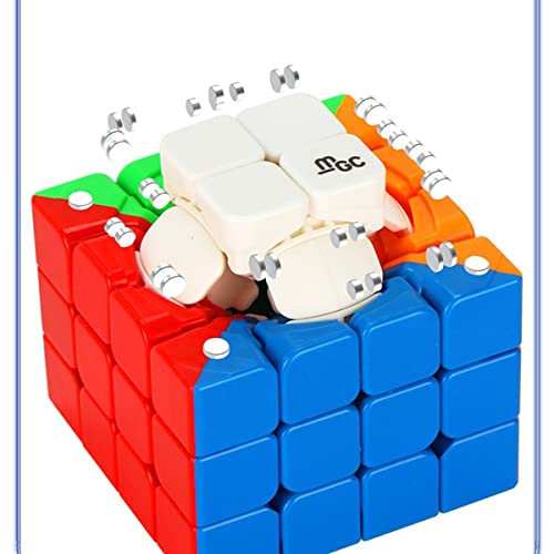 HELLOCUBE YJ MGC 4x4 Magnetic Stickerless Speed Cube 4X4X4 Cube Puzzle，YongJun 4x4 Flagship(YJ MGC 4 M - Stickerless) - Image 5