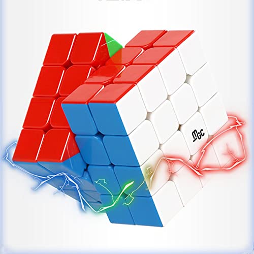 HELLOCUBE YJ MGC 4x4 Magnetic Stickerless Speed Cube 4X4X4 Cube Puzzle，YongJun 4x4 Flagship(YJ MGC 4 M - Stickerless) - Image 2
