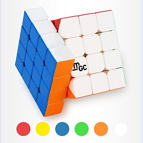 HELLOCUBE YJ MGC 4x4 Magnetic Stickerless Speed Cube 4X4X4 Cube Puzzle，YongJun 4x4 Flagship(YJ MGC 4 M - Stickerless) - Image 3