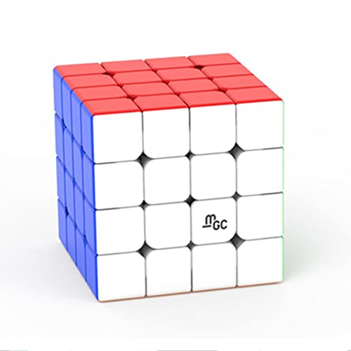 HELLOCUBE YJ MGC 4x4 Magnetic Stickerless Speed Cube 4X4X4 Cube Puzzle，YongJun 4x4 Flagship(YJ MGC 4 M - Stickerless) - Image 1