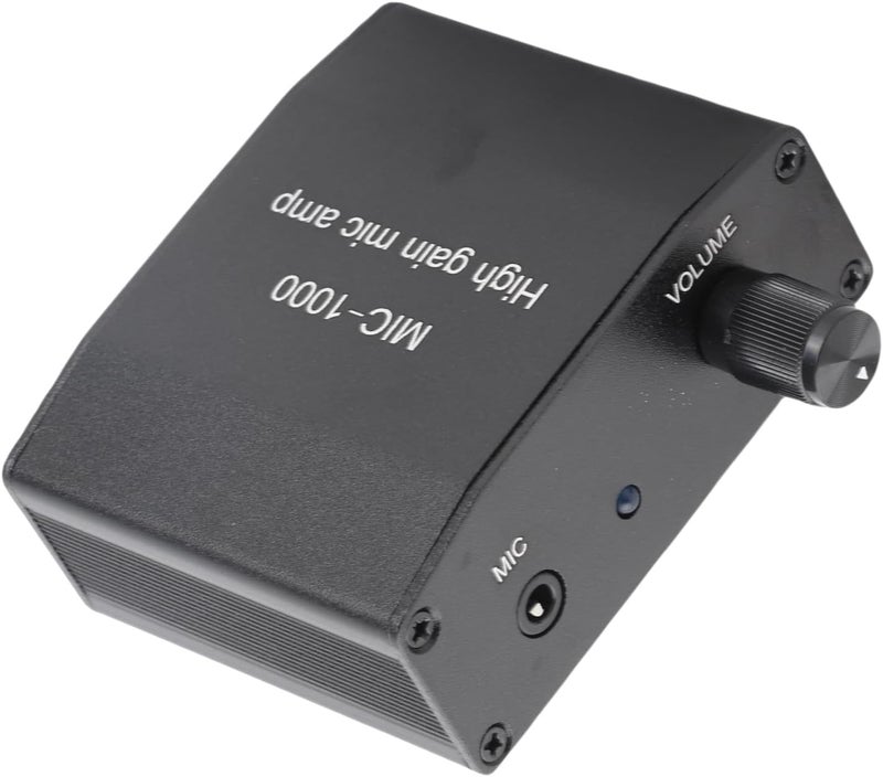 GLOGLOW Nan Microphone Amplifier, ABS Aluminium Alloy, High, Perfect for Vocal Recording and Dynamic Mic Use Signal Source and Conditioning - Image 1