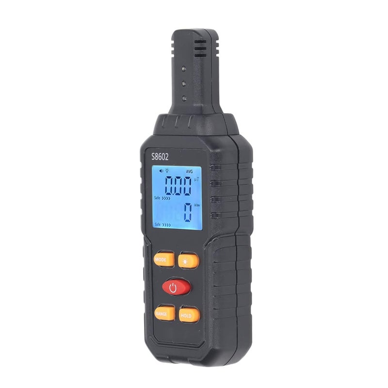 EMF Detector Meter for Home & Office – Electromagnetic Radiation Tester with LCD Display, AC Magnetic Field & Electric Field Measurement, Portable EMF Reader Compatible with Household Appliances - Image 3
