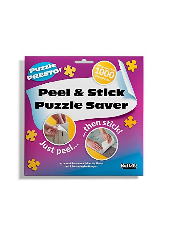 Buffalo Games Puzzle Presto! Peel & Stick Puzzle Saver: The Original And Still The Best Way To Preserve Your Finished Puzzle! - Image 2