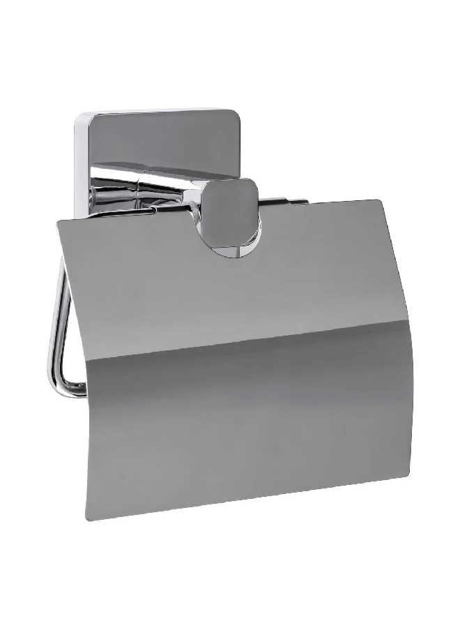 TATAY Kalo Paper Holder with Adhesive Chrome 12.5 x 12.5 x 5 cm 6320200