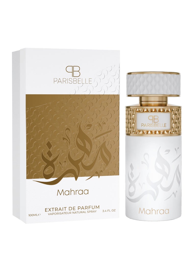 Parisbelle Mahraa Oasis Collection Extrait De Parfum 100ml | Fruity-Spicy Oriental Scent with Peach, Saffron & Oud - Image 1