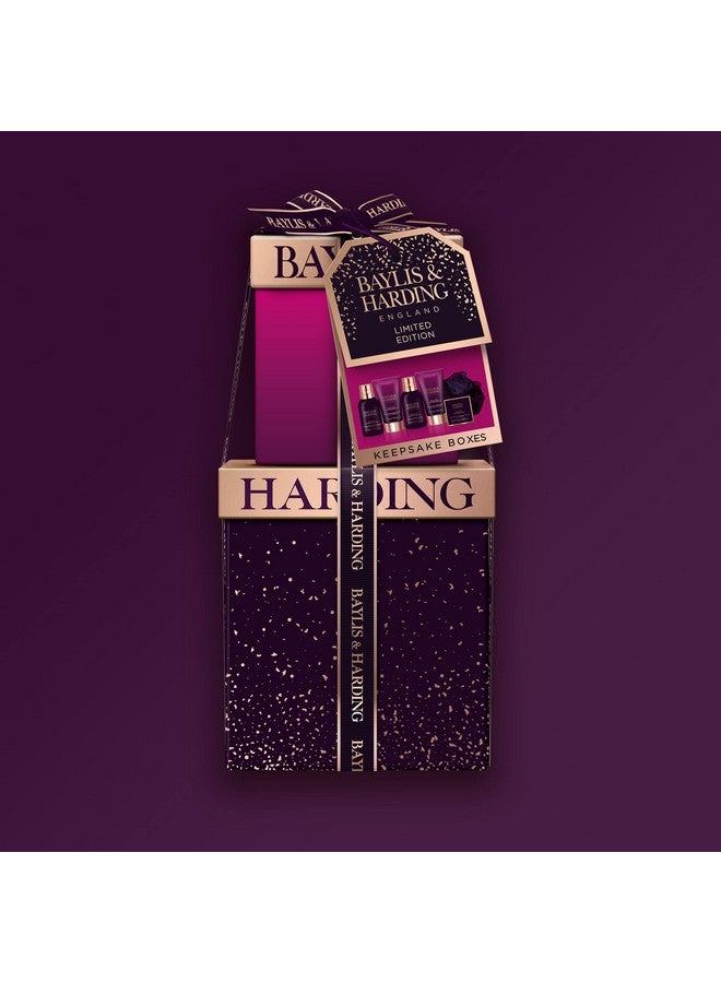 Baylis & Harding Gift Set for Women - Luxury Bath & Skincare - Moonlight Fig - 6-Pack - Image 2