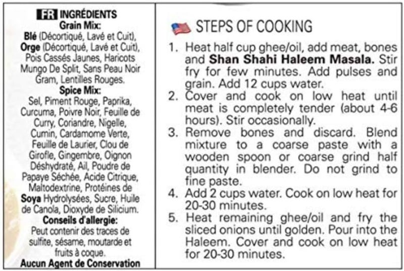 Shan Special Shahi Haleem Mix 300g - Image 3