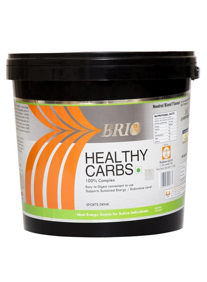 Brio Healthy Carbs 4Kg - 100% Pure Complex Carbohydrate | Easy to Digest | No Sugar & No Flavor Added - Image 1