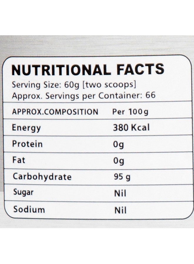 Brio Healthy Carbs 4Kg - 100% Pure Complex Carbohydrate | Easy to Digest | No Sugar & No Flavor Added - Image 4