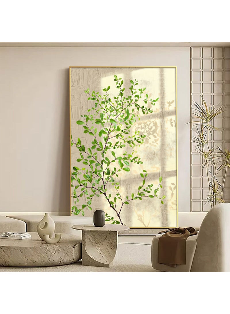 GT-Wheel Modern Poster Design Art Panel with Metal Frame Scandinavian Poster Wall Picture Interior Oil Painting - Image 1