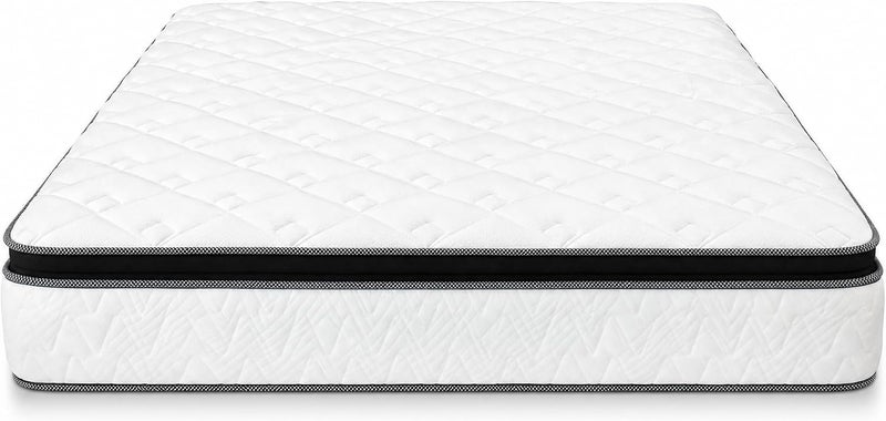 Hybrid Mattress with Quilted Pillow Top and Breathable Knit Cover - Medium Firm Support (Twin XL) - Image 3