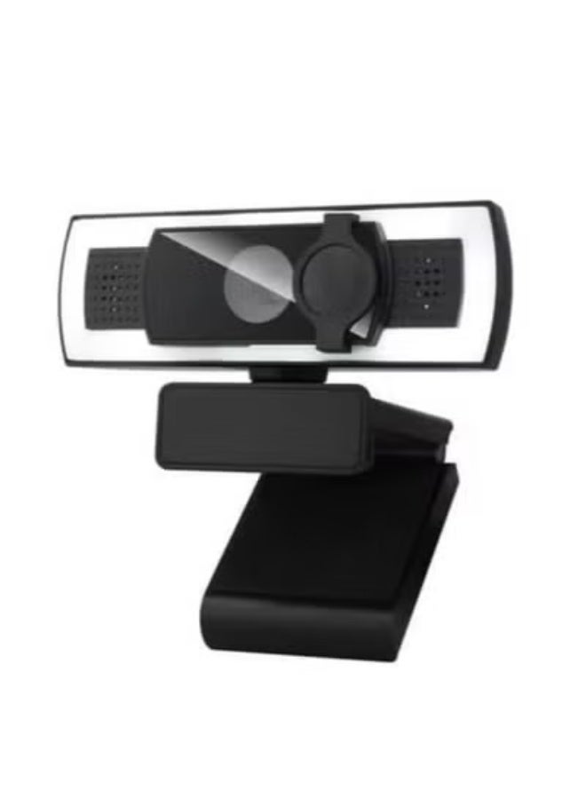 كاميرا ويب USB بدقة 1080P مع ميكروفون مدمج، مستشعر CMOS مكالمات فيديو واجتماعات أونلاين وبث مباشر - Image 1
