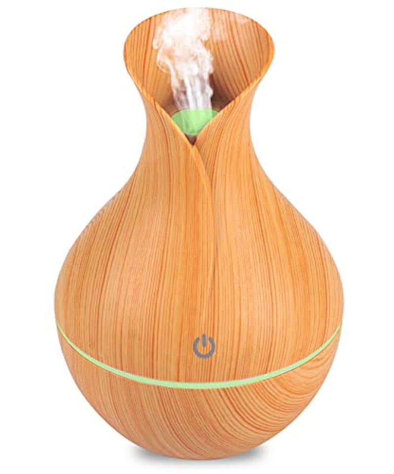 Finding Air Humidifier Purifier Aroma Diffuser Usb Led Rgb 7 Colors Portable (Bege) - Image 4