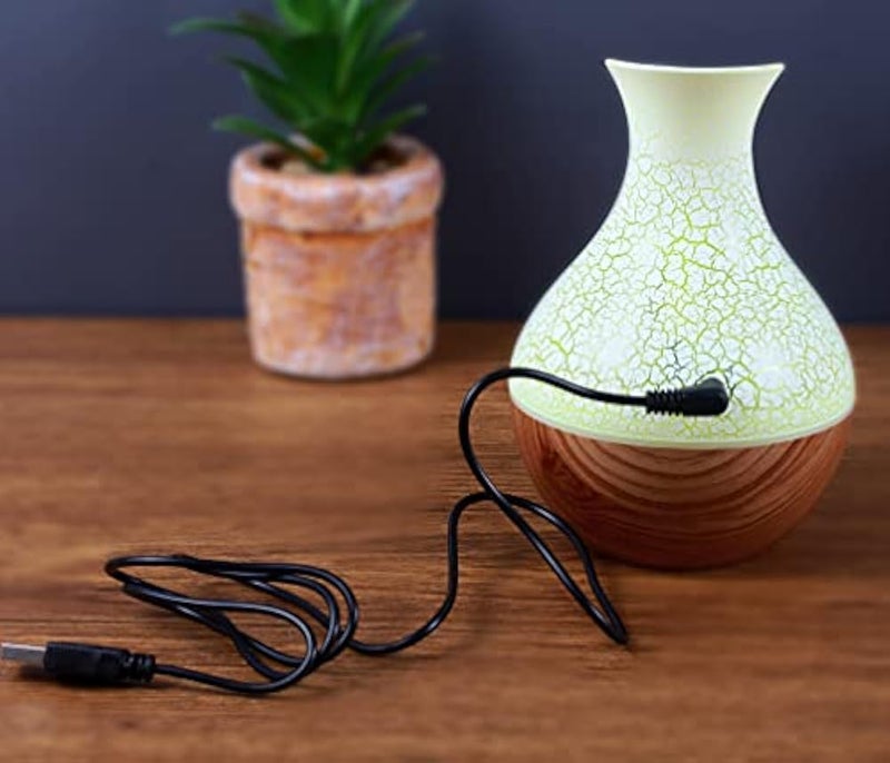 Finding Air Humidifier Purifier Aroma Diffuser Usb Led Rgb 7 Colors Portable (Bege) - Image 5