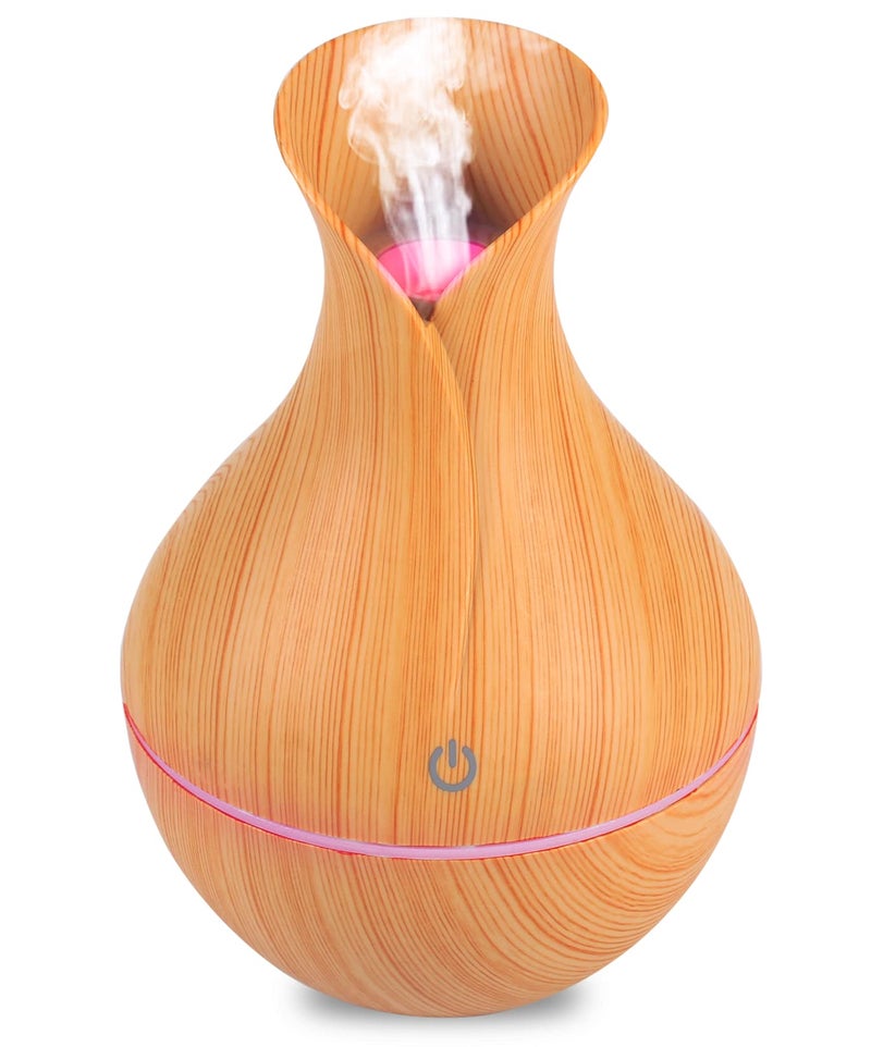 Finding Air Humidifier Purifier Aroma Diffuser Usb Led Rgb 7 Colors Portable (Bege) - Image 1